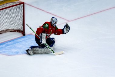 Macaristan Budapeşte 2 Mayıs 2025: Dünya Şampiyonası buz hokeyi karşılaşması Slovenya - Macaristan 4 - 2