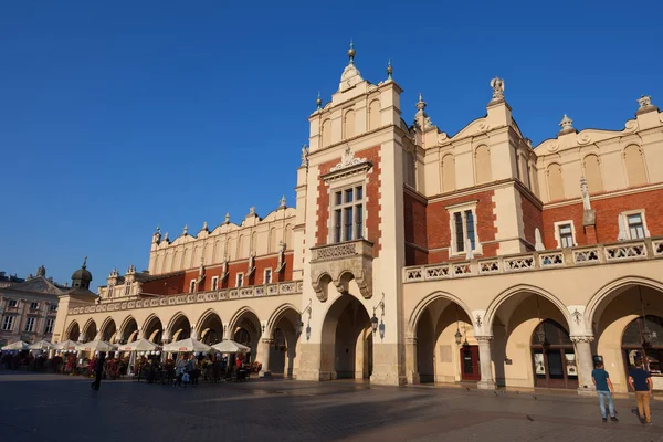 Cracóvia Polônia Setembro 2018 Cloth Hall Polonês Sukiennice Arquitetura Renascentista — Fotografia de Stock