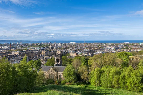 Miasto Edynburg Szkocji Wielka Brytania Krajobraz Miejski Dzielnicami Bonnington Leith — Zdjęcie stockowe