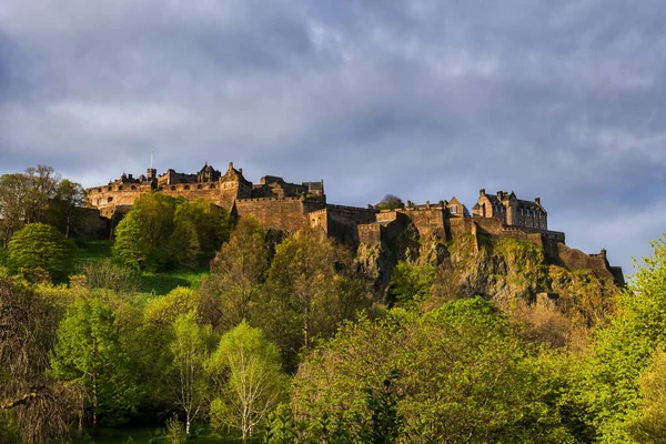 Zamek Edynburgu Szkocja Wielka Brytania — Zdjęcie stockowe