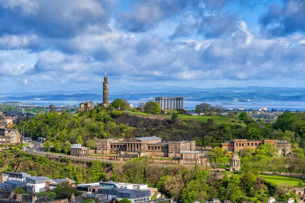 Der Calton Hill Edinburgh Schottland Großbritannien — Stockfoto