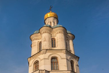 Chernigov Collegium Tower against the sky in the city of Chernigov in Ukraine clipart