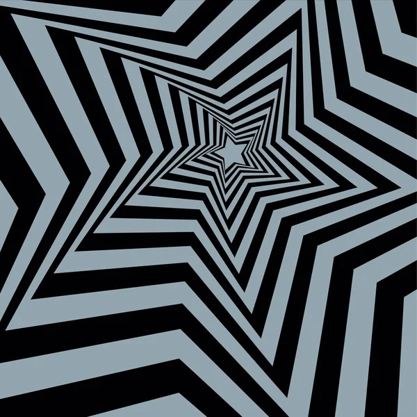 Vivid Noir Foncé Blanc Radiant Dizzi Radial Spin Actif Spirale — Image vectorielle