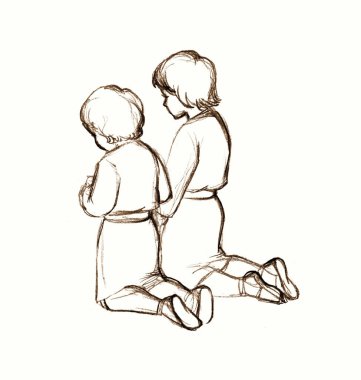 Genç, sevimli, kutsal, üzgün, kendini adamış, Yahudi, genç, boyun eğmiş, yalvaran, beyaz gökyüzüne kutsal kitap gibi bir hikaye sor. Çizgi siyah el çizildi Tanrı 'ya şükürler olsun. Eski moda çizgi film sanatına güven. 