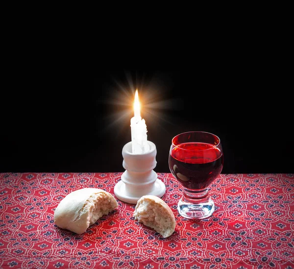 Retro Ultimo Santo Signore Vangelo Crocifisso Amore Nuovo Rito Luce — Foto Stock