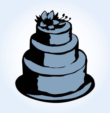 Yakından bakınca, büyük sevimli 3 gelin kakaosu, buzlu tart aromalı kremalı krema. Işık metin uzayında çiçek orkidesi süsü. Ana hatlarıyla siyah mürekkep çizilmiş. Selamlar. Kek pişirme, resim karalama tarzı logo yeme.