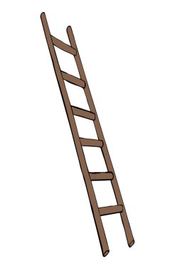 Taslak siyah mürekkep kalem el çizilmiş büyük, uzun, uzun, yenileme işçisi başlat Umut seviyesi çıkış nesnesi set tasarım retro sanat karalama tarzı ulaşır. Dikey ön görünüm basit duvar yazı arkaplanı