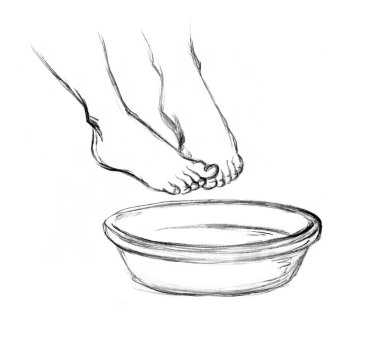 Closeup black pencil hand drawn biblic art sketch sign icon retro ancient age home beauty lady toe nail love hot wet service. Ill sick male human kid sit old well church serve god concept text space