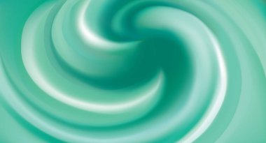 Parlak pürüzsüz parlak karışımı eddy yeşim aqua Radyal curvy fond karanlık Merkezi metin için yer ile. Sıvı yüzey ışık malakit renk. Parlayan döngüsü füzyon akışı dekor
