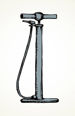 Basit bahar cihazda ışık zemin. Motor nesne logo amblem. Serbest el anahat siyah mürekkep retro sanat doodle siluet stil kalem kağıt alanı metin içinde kabataslak çizilmiş piktogram. Closeup görünümü