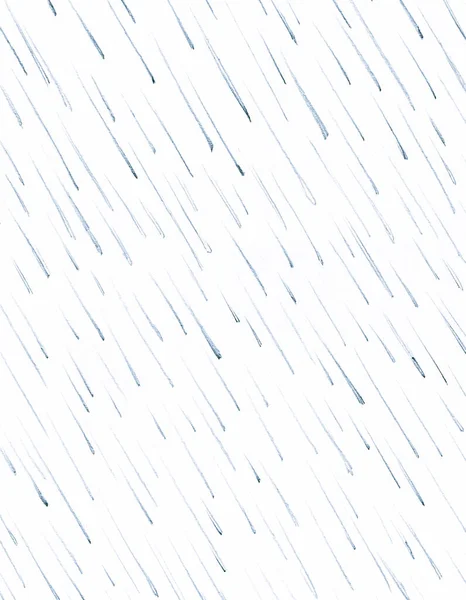 Simple Cute Blue Paint Pencil Cosmic Heaven Drizzle Blob Stripe — Stockfoto