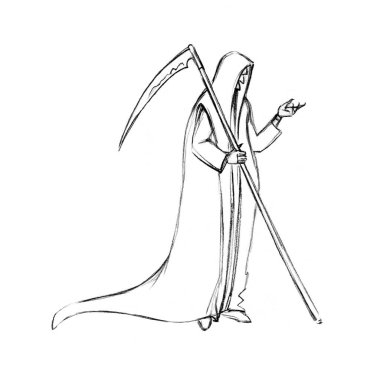 Hand drawn old cruel face body angel haunt bad mortal belief soul spirit crisis road path end stop god faith. Despair skull grave stress go walk sin way tempt cartoon bible sketch art style icon sign