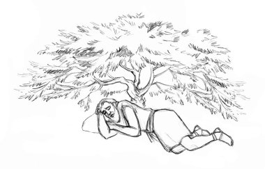 Eski yalnız üzgün üzgün Yahudi mutsuz yaşlı adam bunalımı kirli ölüm taşı zemin kat. Doğu Arap kumaşının eli hasta, bitkin, yorgun, üzgün Musevi Musa düştü.