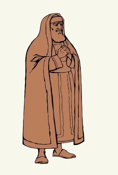 Святой Святой Еврей Верой Бог Возраст Мужского Закона Лорд Одежды — стоковый вектор