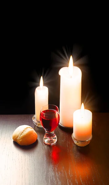 Retro Ostatni Święty Pan Ewangelia Krzyż Miłość Nowy Rytuał Światło — Zdjęcie stockowe
