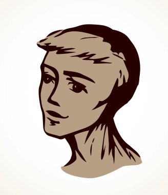 Siyah mürekkepli kalem el şirin, komik, komik, beyaz, erkek çocuk komik, kibirli ego sahnesi. Kırsal geçmişe dönük, antik, eğlenceli çocuk, peri masalı. Eski antik karalama kalem sanat tasarımı.