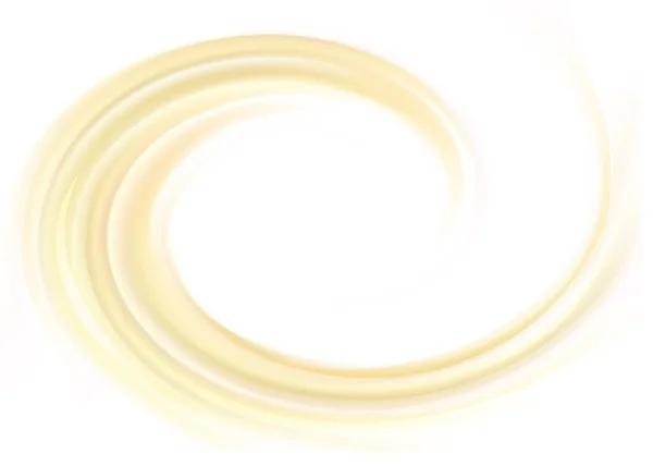Светло Желтого Цвета Вихревой Поток Аква Баннер Рябины Поверхности Вид — стоковый вектор