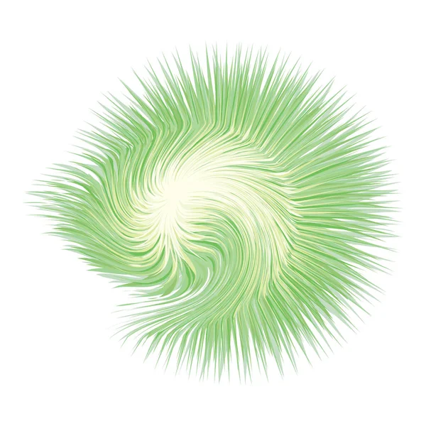 Conception Forme Dessin Plume Point Médian Fantaisie Cercle Lumineux Grande — Image vectorielle