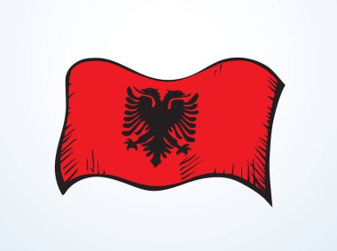 Yakın plan parlak renkli, tarihi güç birliği rüzgarı 2 baş kuş kanadı kalkanı kumaş kumaş kumaş görünümlü beyaz metin uzayı. El çizimi çizimi sanat konsepti ceket kolu poster logosu deseni