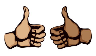 İnsan vücudu beyaz kâğıt üzerinde ilk sağ işaretleme fikrini onaylıyor. Freehand ana hatları siyah mürekkep tamam başarı medya logosu pictogram amblem rozet retro sanat doodle çizgi film vektör biçimi