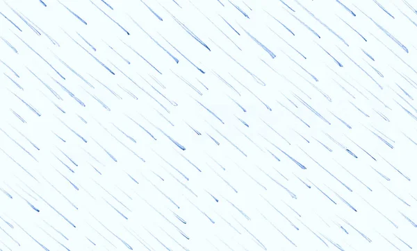 Einfache Niedliche Blaue Farbstift Kosmischen Himmel Nieselregen Kleckerstreifen Form Set — Stockfoto