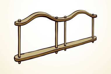 Paslı, ağır, kahverengi 2 atlı, hayvan başlı takım işçi yükü dizginli tasma tasması. Siyah çizgili el çizimi çift güçlü canavar tarlası çiftlik ahırı el arabası beyaz eski İncil çizgi film sanat logosu