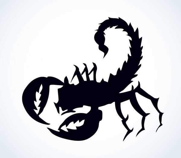 Сила смертоносного охотника краба элемент страха устанавливает светлый бумажный фон текстового пространства. Ручные чернила рисунок ужасов зоопарк животного ноги символа эмблемы. Крупный план художника ретро-звезды doodl гравировка дизайн контура печати стиль