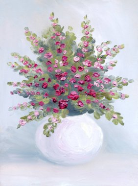 Tatlı, yemyeşil kırsal yaban ördeği yetiştirme yaban ördeği hediye taslağı. Canlı el çizimi pastel akryl boya modern evlilik kartı tarzı. Parlak gül rengi taze, küçük kırsal büyüme briar tomurcuğu yaprağı açık mavi gökyüzü