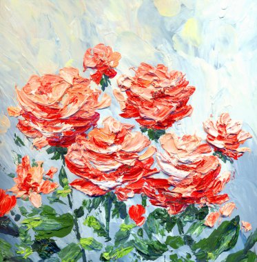 Parlak modern guache boya pastel eskiz görüntüsü. Canlı el çizimi akrilik bitki dalı kökü retro yaratıcı kağıt fırça fırçası ile tebrik kartı resmi. Gri gökyüzü sahnesinde leylak rengi desenli hediyeler