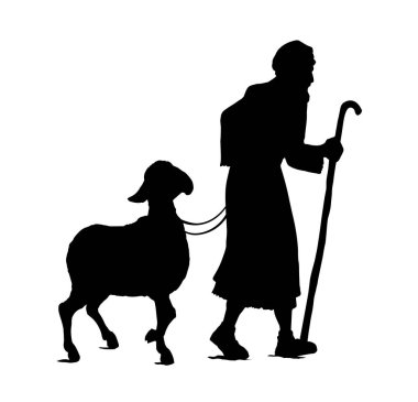 Retro antiqu arab biblic art hand drawn jew guy go bring eid ride holy shear fur wool ritual white male calf pet meat food. East asia israel rustic horn herd slave job God pray asian market work story