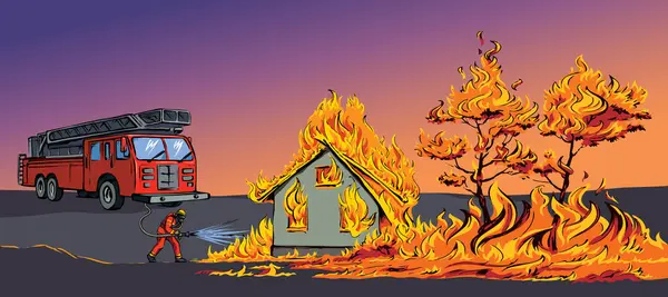 911 urgent alarm red aid auto hero male team city town village street bonfire arson blaze damage. Hand drawn risk save costume suit gear hydrant spray symbol sketch art cartoon style sky text space