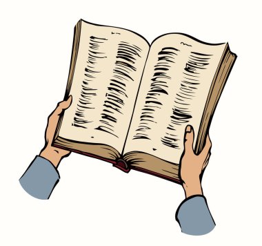Çocuk çocuk incil inancı veri vaazı konsept logo simgesi simge işareti simge resim mürekkep çizim erkek kalem erkek dua et kutsal günlük basım tarzı müslüman islam ofis beyaz sayfa metni