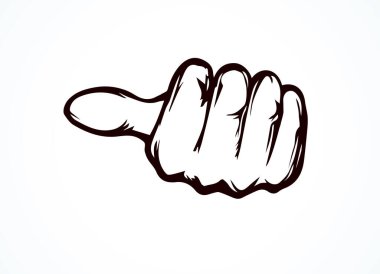 Eski gövde, beyaz kağıt üzerinde metin için oy işareti fikrini gösteriyor. Freehand 'ın ana hatları siyah mürekkep. Medya logosu piktogram amblem rozet konsepti. Eskimiş sanat karalama tarzında baştan savma. Görüntüyü kapat