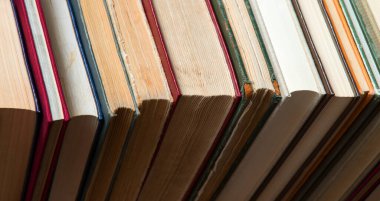 Görüntüyü kapat yüksek günlük notu albüm kapağı kapağı retro veri sınıfı resim stili. Hardcover edebiyat kitabı, roman yazarı, not defteri, büyüme, boş pankart tasarımı, metin alanı