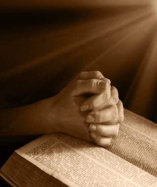 Young israel lady hold palm beg think trust bless love life light Lord Jesus Christ new word. Old retro history teen arab male man guy boy sin soul spirit thank praise peac grace dark night text space