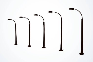 Büyük demir, spot ışıklarının beyaz arka plana çekilmesini sağladı. Koyu renk mürekkep, el çizimi, halka açık yol çizimi, resim karalama stili kalemle amblem simgesi, kağıt boşluğunda metin için. Yakın görünüm