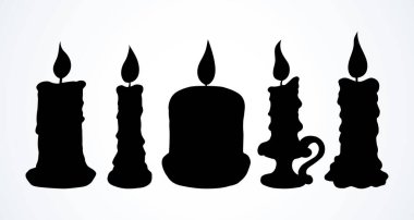 Büyük erime şekli parafin nesne metin için kağıt alanı üzerine ayarlanmış. Koyu mürekkep el çizilmiş sıcak katedral parlama logosu amblem pictogram afiş tasarım sanat tarihi kontur oyulmuş baskı tarzı. Yakın çekim makro görünümü