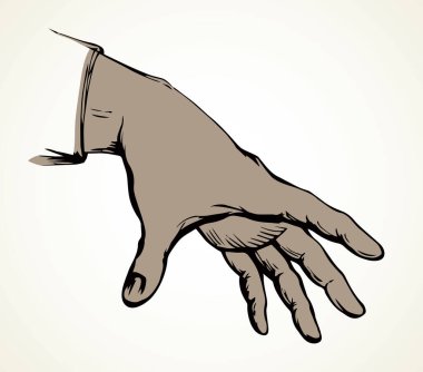 Geniş, genç bir bayanın el bileği beyaz arka plan mesaj alanına bastırıyor. Siyah mürekkep çizilmiş görünmez asistan logo piktogram amblem konseptini retro sanat karalama tarzında asmaya yardımcı olur. Görüntüyü kapat