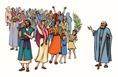 Eski kırsal incil doğu kenti Purim ziyafeti kutsal neşe gülümsemesi Yahudi kız çocuk çocuk tanrı aşkına Arap erkek tornavida ile tanışın.