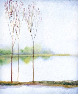 El çizimi parlak boya, bulutlu cennet eskiz kâğıdı arka plan metin alanı. Açık gri renk sakin alacakaranlık tepe bataklık dere tarlası çalı bitkisi duman bulutu okyanus manzarası