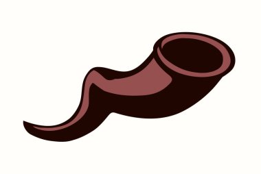 Yakın plan beyaz kabile çağı inek kasesi fincanı büyük siyah çizgi el çizimi halk şarabı amblemi çizimi eskiz sanat sukkot tovah melodisi kutsal yeni yıl shanah tova selamlama ses stili