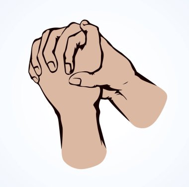 Beyaz arka planda günah dilenciliği. Ana hatları aşk konsept logo piktogramı. Çizgi siyah mürekkep çizilmiş yaşlı keşiş eski moda sanat amblemine teşekkür et metin için kağıt boşluğu üzerine çizgi film biçimi