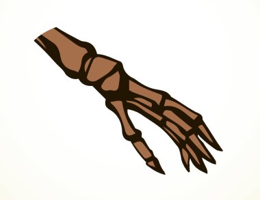 Ön cephedeki yaşlı kadın, avuç içi yaralanması, ağrı, hastane tedavisi, röntgen filmi, beyaz logo. Siyahi korku, sağlıklı kadın yaralıyı kendine çekti. Sıhhiyeci adam.