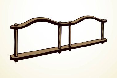 Paslı, ağır, kahverengi 2 atlı, hayvan başlı takım işçi yükü dizginli tasma tasması. Siyah çizgili el çizimi çift güçlü canavar tarlası çiftlik ahırı el arabası beyaz eski İncil çizgi film sanat logosu