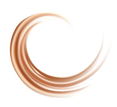 Soft mix dark beige color circula curvy eddy ripple luxury melt dairy smooth makeup icon sign symbol frame surface. Sweet yummy volute fluid choco sauce light glow milky white border text space design