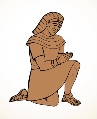 Doğu Afrika 'nın eski etnik giysi kültürüdür üzgün üzgün üzgün asker hükümdar çocuk İncil' deki Lord Joseph 'e yardım et. Siyah çizgili el kendini kıza adamış güven tövbe et İncil 'e inanan sanat eskizi karikatür