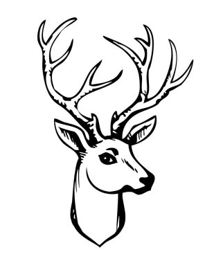 Büyük, güçlü, asil, kahverengi benekli canavar askısı. Siyah el çizimi kırmızı amblem tasarımı resim eski sanat zoolojisi baskı biçimi. Açık hava görünümlü kağıt duvar metin alanı arkaplanını kapat