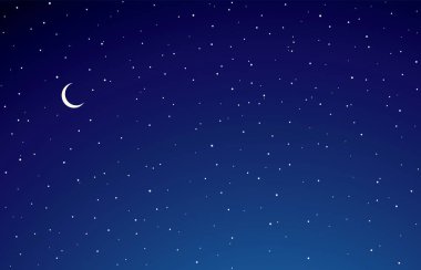 Parlak, sakin, sakin, pırıl pırıl, pırıl parlayan bir kıvılcım. Alacakaranlık, toz bulutunun alacakaranlık şeklindeki güzellik kavramı. Sevimli sanat fantastik hiç kimse gece vakti ışıltılı tasarım hilal elementi çizgi film tarzı metin çizer