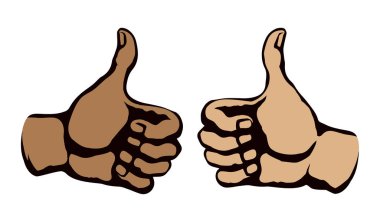 İnsan vücudu beyaz kâğıt üzerinde ilk sağ işaretleme fikrini onaylıyor. Freehand ana hatları siyah mürekkep tamam başarı medya logosu pictogram amblem rozet retro sanat doodle çizgi film vektör biçimi