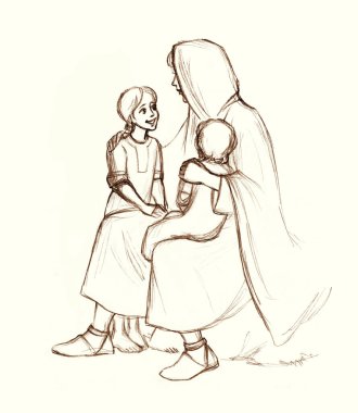 Genç yaşta İsrail 'de Yahudi anne koltuğu. Kucağında bir sürü küçük erkek dinleniyor. Hoş bir gülüş. Kutsal Yahudi kalemi. Neşeli, neşeli, duygusal yüz ifadesi. Konuş, Tanrı 'ya dua et.